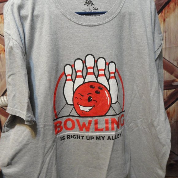 Bowling its right up my alley" single side fun T~EUC~colorful~ - Picture 1 of 4